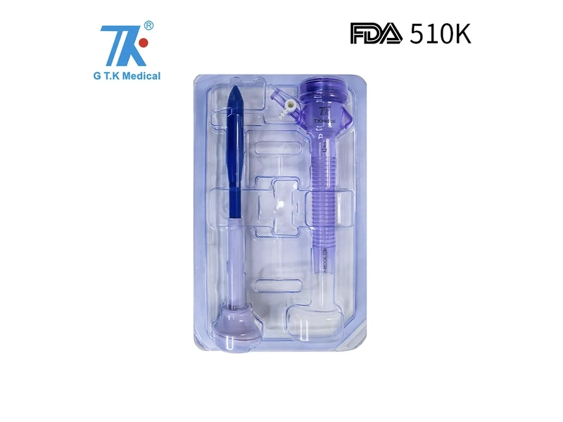 Four Cannula Package Optical and Bladed Trocar Kits for Gynecology Operation