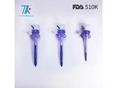 Four Cannula Package Optical and Bladed Trocar Kits for Gynecology Operation