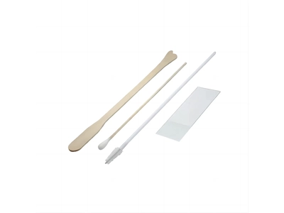 Gynecology Kit Disposable Pap Smear Kit with Cervical Brush and Cotton Stick